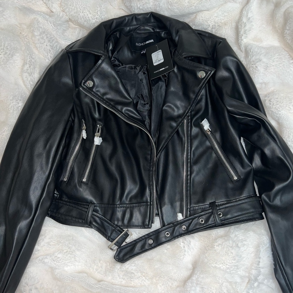 Fashionnova leather jacket
